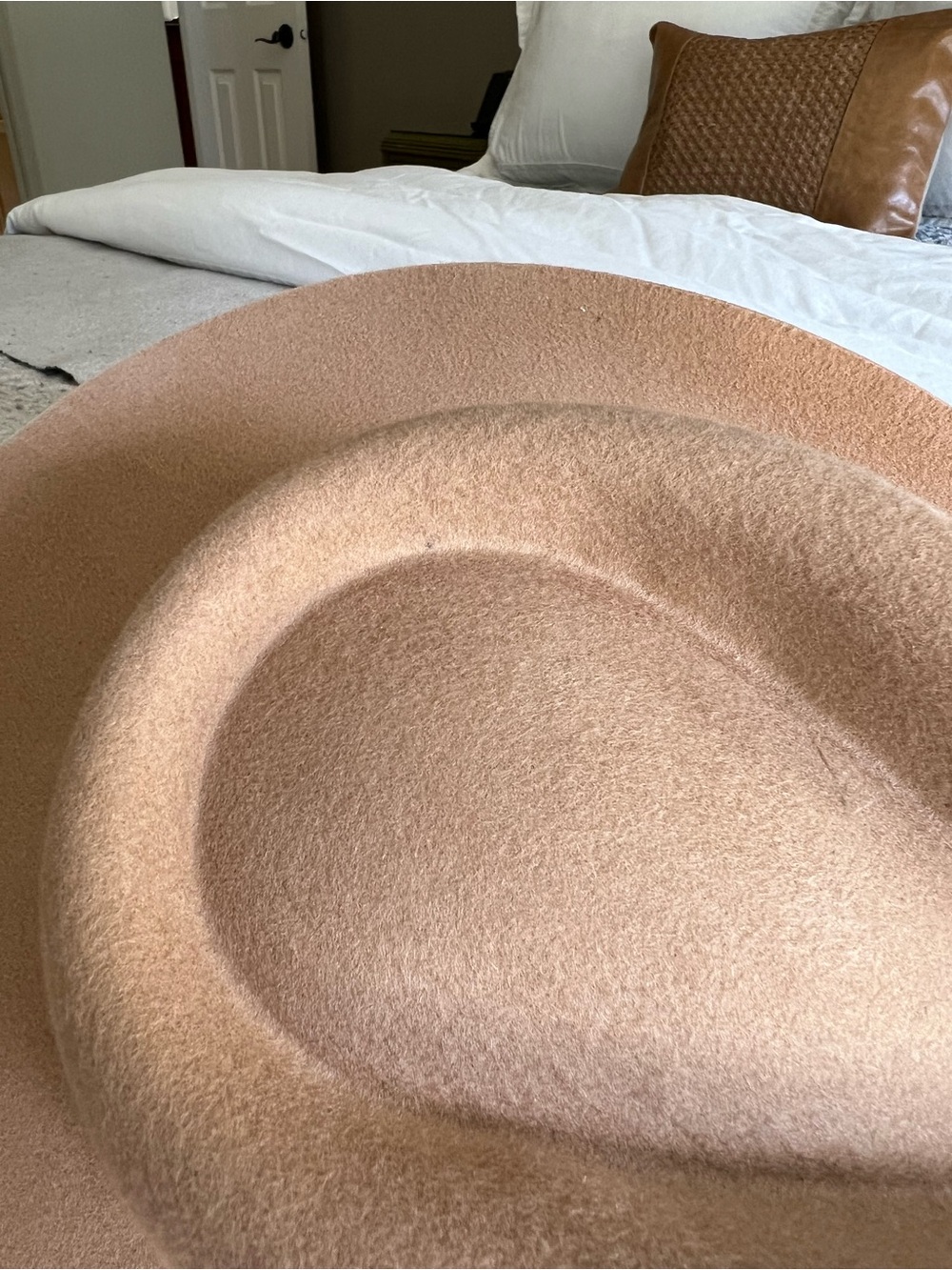Branded Wool Cowgirl Hat - Picture 7 of 10